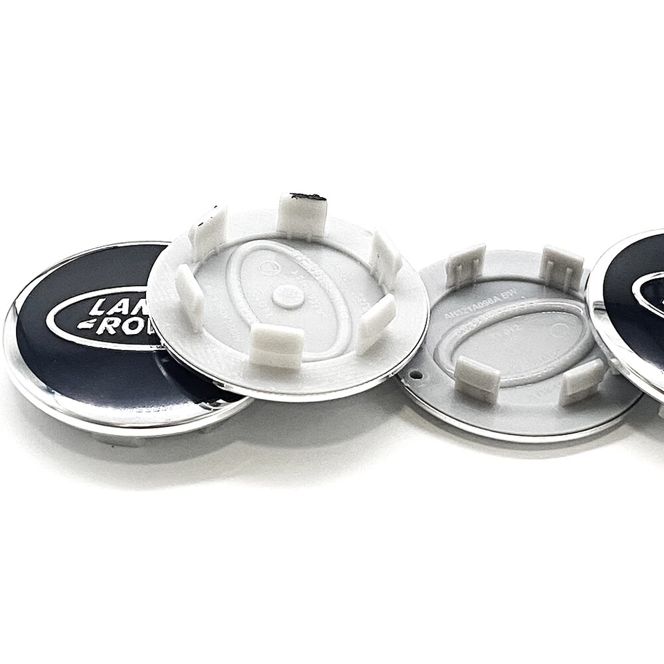 4PC 62mm Gloss Black Wheel Center Hub Caps Hubcaps Rim Cover ‎LR069899 LR051543 Foto 4 de 4