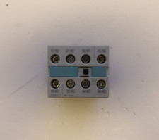 SIEMENS P/N: 3RH1921-1HA31 AUXILIARY SWITCH BLOCK 10A 4POLE 240V SCREW TERMINAL