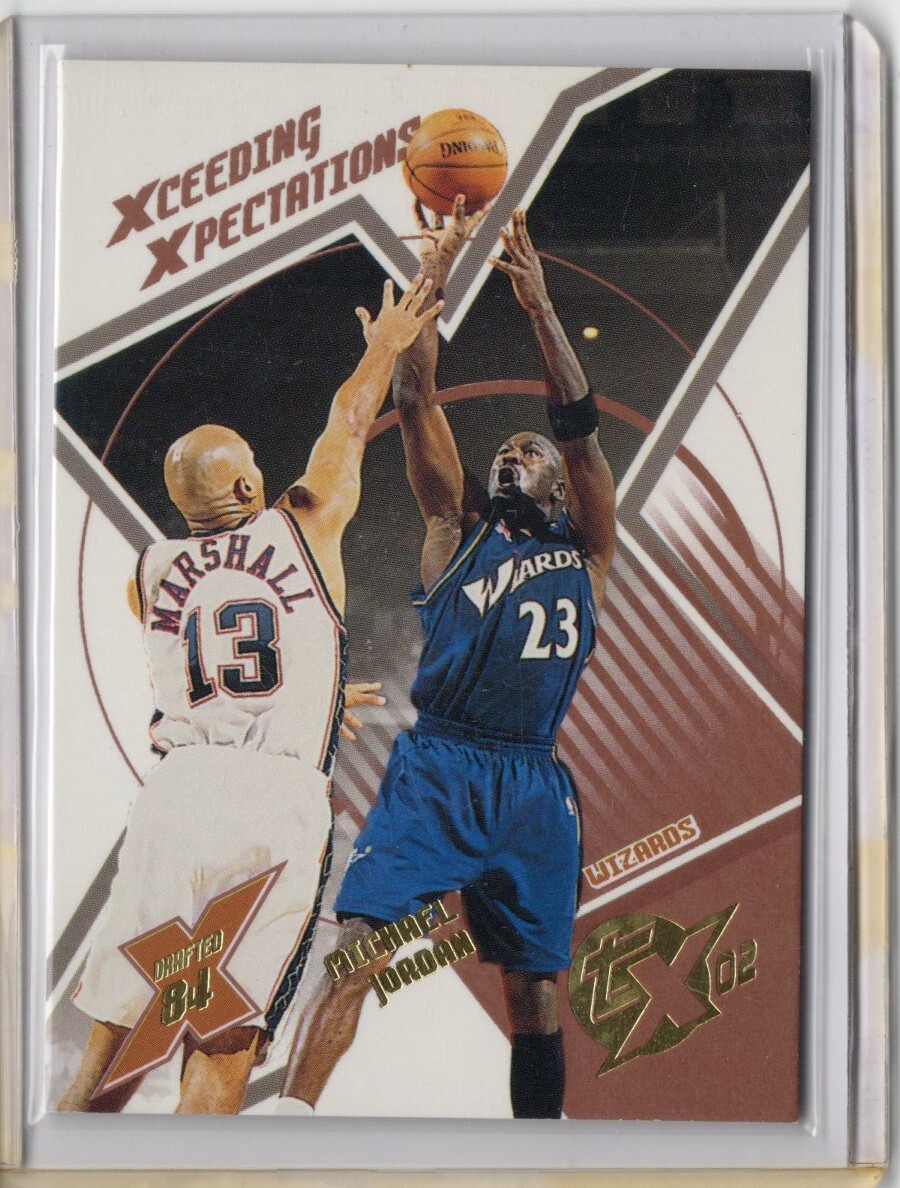 2002-03 Topps Xpectations - Xceeding Xpectations Michael Jordan #154 Xcitement