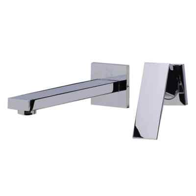 Alfi Brand Single-Handle Wall Mount Bathroom Faucet in Polished Chrome