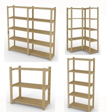 Lenmar Regal  Kiefer Massiv Holzregal Büroregal Kellerregal 10 Modelle SERIE B