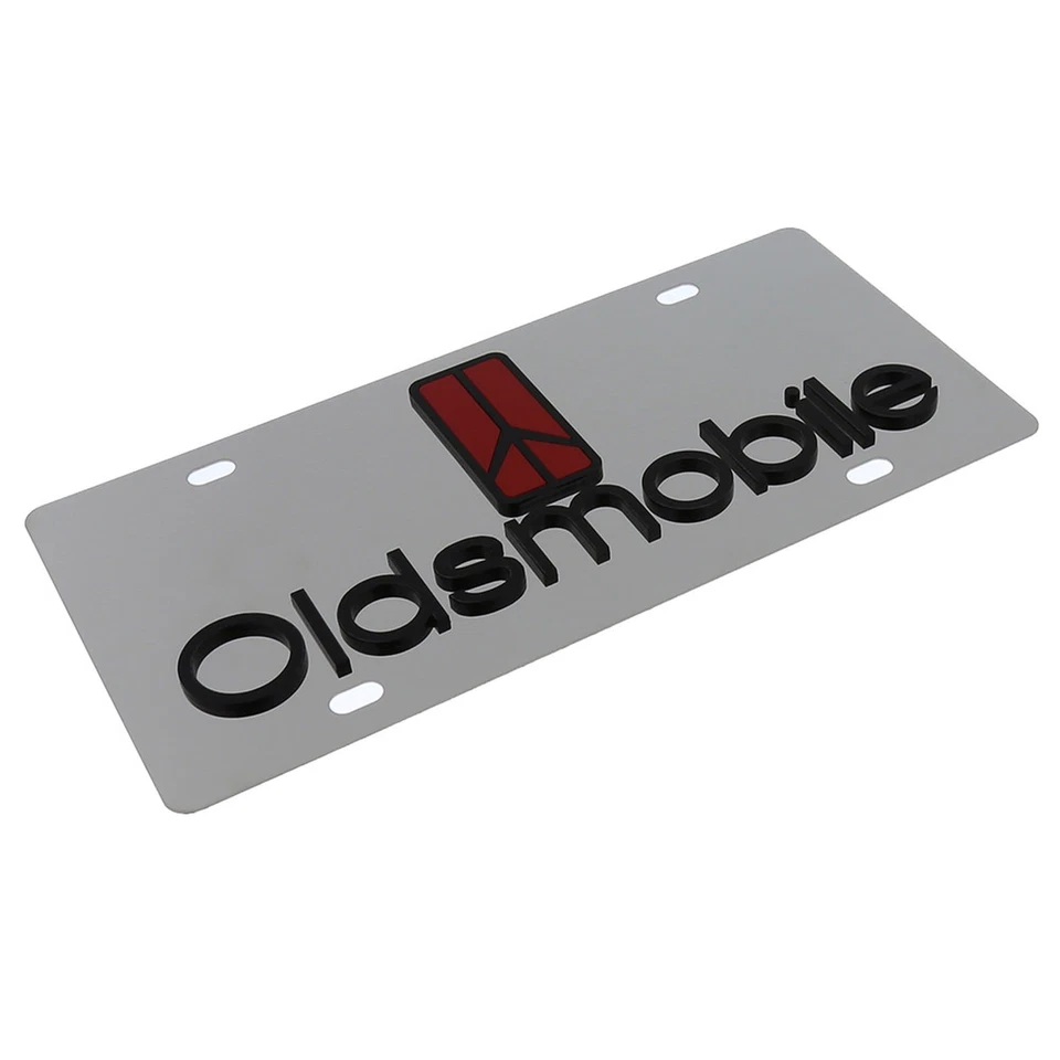 Oldsmobile Dual Logo License Plate (Chrome) - Image 2 of 4