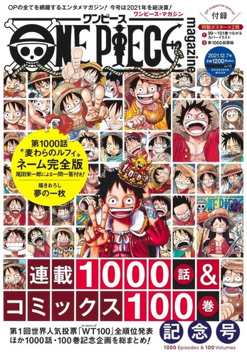One Piece Magazine Vol 13 1000 Episodes 100 Volumes Anniversary Book 2 Poster Ebay
