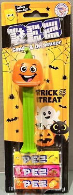 PEZ Candy & Dispenser Lovers Deluxe Pack Gift Halloween Trick or Treat Pumpkin