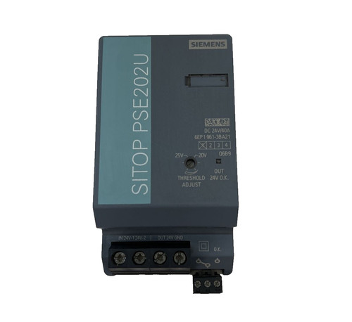Siemens 6EP1961-3BA21 Redundancy Module SITOP PSE202U, Input/Output 40 Amp, 24V 