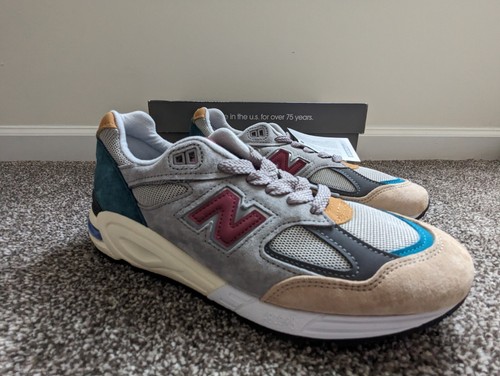 Size 8 - New Balance 990v2 Made in USA Gray Multi 2021 - Picture 9 of 10
