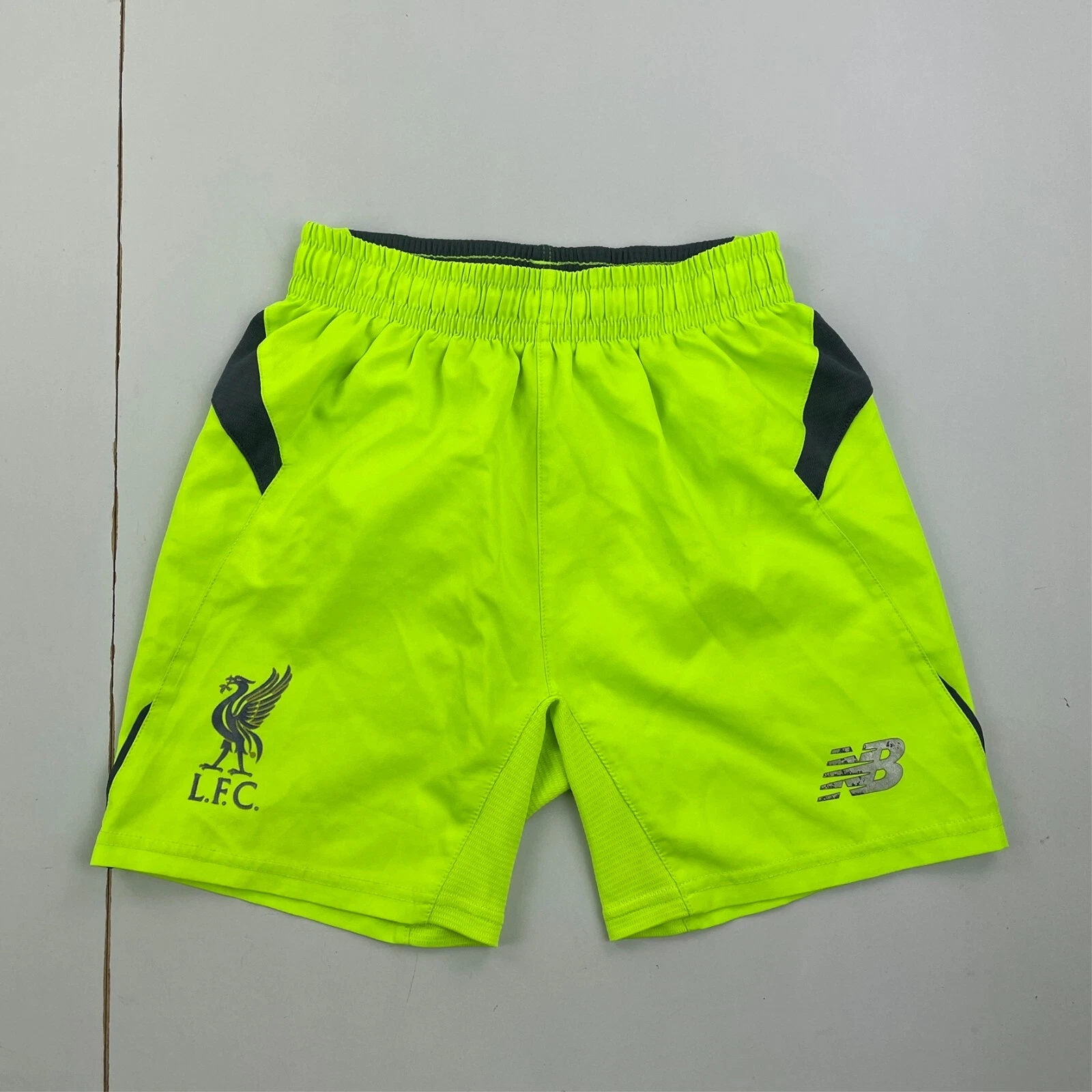 Pantaloncini LIVERPOOL FC piccoli 8 10 anni gialli ragazzi calcio new balance
