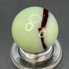 UV Active Blood Red Striped Peltier Or Kokomo Marble Vintage Marbles 0.629”