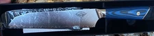 BEST.BUY.DAMASCUS G10 Japanese Damascus Steel 8” Chef’s Knife - Blue