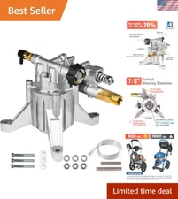 Durable 7/8" Shaft Pressure Washer Pump - 3000 PSI Replacement for Many Brands