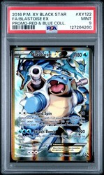 Blastoise EX XY122 XY Black Star Promo Full Art Holo