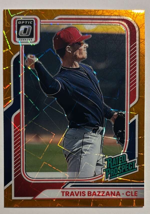 2026 Donruss - Optic Orange Velocity #164 Travis Bazzana