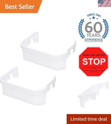 2 Pack White Refrigerator Freezer Door Bin Replacement for Frigidaire and More