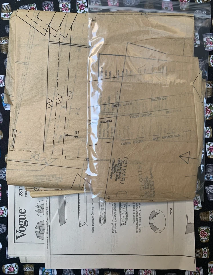 *OOP* Vogue Pattern Betty Jackson #2311 Jacket,Top,Pants,Shorts Sz 12-14-16 PC - Image 3 of 4