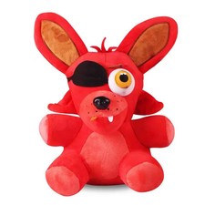Cute Red Fox Plush Toy 18cm One-Eyed Cartoon Stuffed Animal Doll for Kids Gift