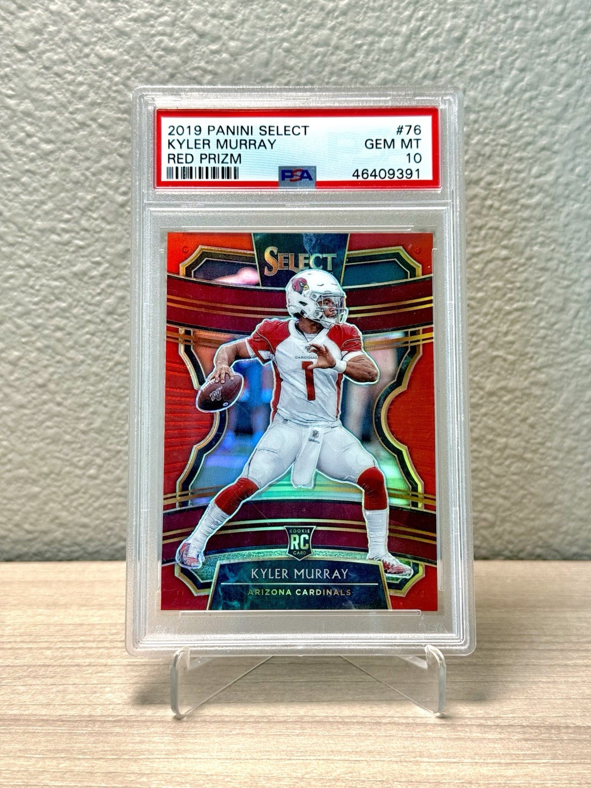 Kyler Murray Panini Select #76 Red