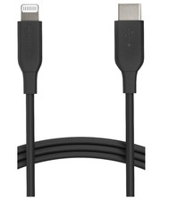 Amazon Basics USB-C Lightning Cable MFI CERTIFIED iPhone Charger Black 3 ft 0,9m
