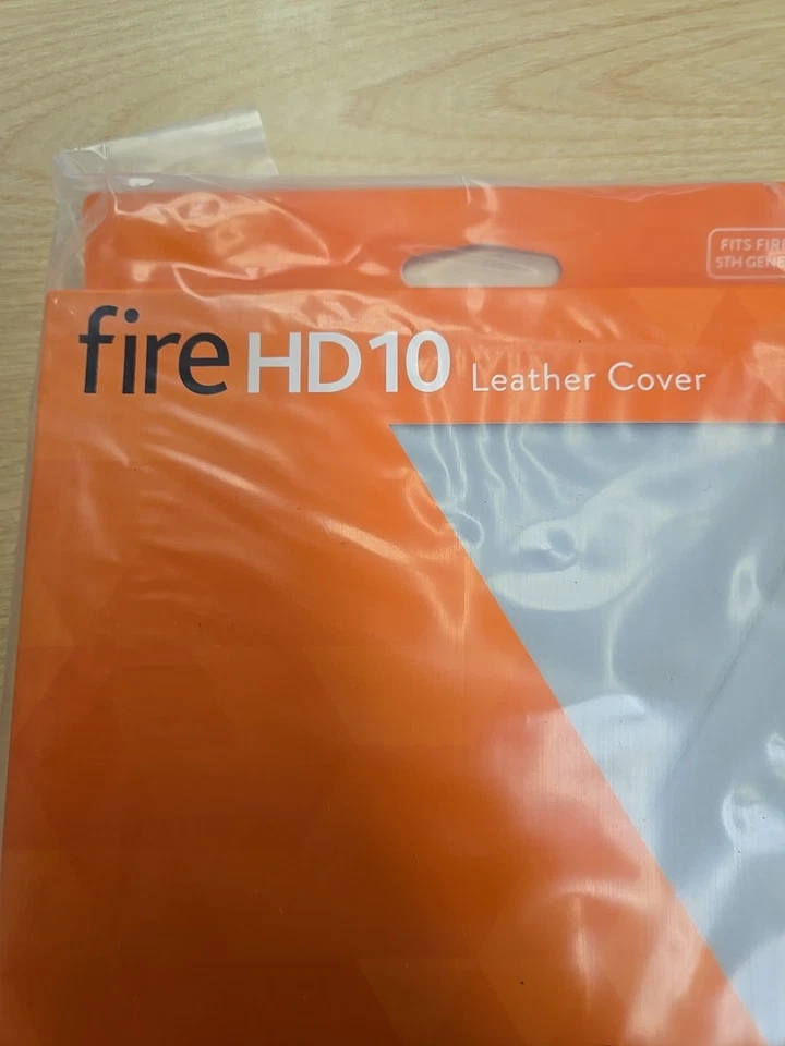 Amazon Fire HD 10 GREY Leather Cover Case Tablet 5th Generation - Image 3 of 4