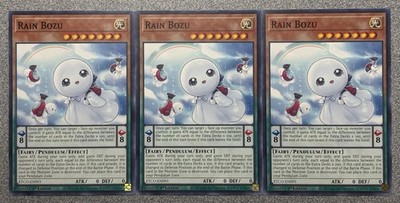Rain Bozu ETCO-EN093 (x3) Eternity Code Common 1st Edition NM