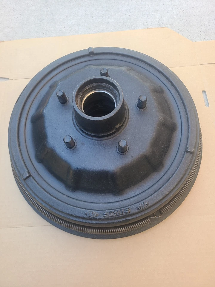 1942-1949 CADILLAC TAMBOR DE FREIO DIANTEIRO ORIGINAL RESTAURADO, VIRADO, SÉRIE 60 61 62SOMENTE - Imagem 2 de 3