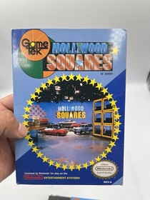 Hollywood Squares Nintendo Entertainment System NES Video Game W/ Box Tested
