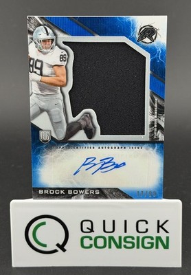 BROCK BOWERS 2025 TOPPS RESURGENCE RPA PATCH AUTO /99 #RPA-BB Q6995