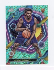 Kobe Brown 2023-24 Topps Cosmic Chrome RC Aqua Equinox Refractor /149 Clippers