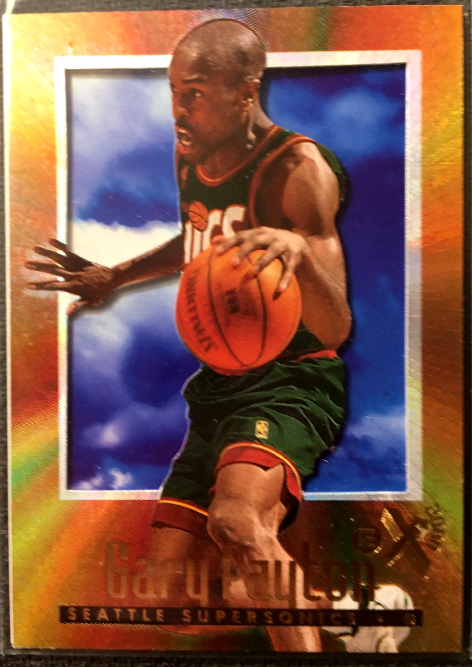 Gary Payton 1996-97 Skybox E-X2000 #68 Seattle Supersonics HOF