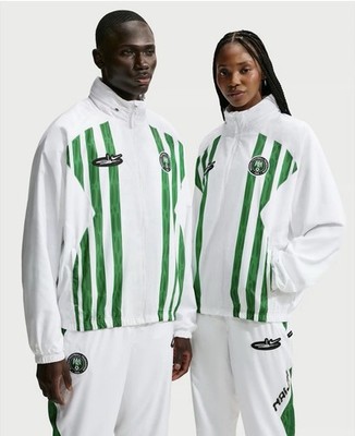 Nike x Slawn World Cup Lightweight Jacket Nigeria White Green - Size 2XL