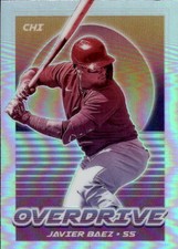 2021 Panini Chronicles Javier Baez #1 Overdrive Holo Chicago Cubs 4K