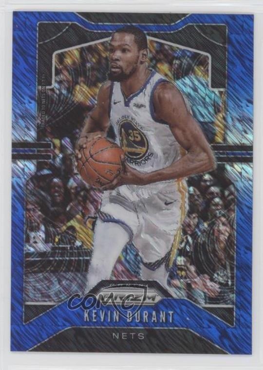 2019-20 Panini Prizm FOTL FOTL Blue Shimmer Prizm Kevin Durant #210