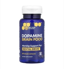Natural Stacks Dopamine Vitamin Mental Drive Capsules - 60 Count