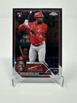 2023 Topps Chrome Jordan Walker RC Rookie #209 Cardinals