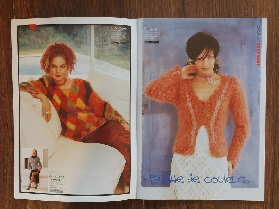 Anny Blatt Wolle Nr. 183 Zeitschrift Herbst/Winter 2001 Vintage viele Fotos - Bild 2 von 4