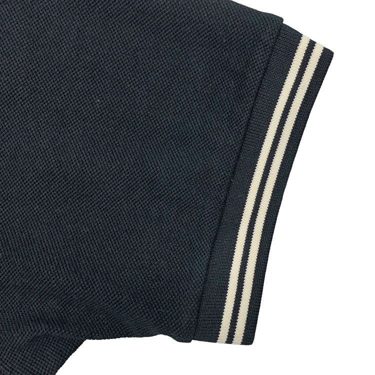 Gucci Polo Shirt Interlocking G Embroidered Navy 658067 Striped Line  XL Men's  thumbnail 5