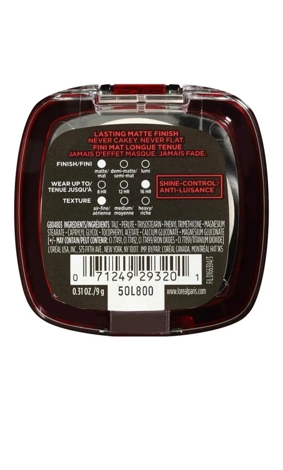 Loreal Infallible Pro Matte Lasting Finish Powder #600 Golden Beige - NEW SEALED - Image 2 of 2