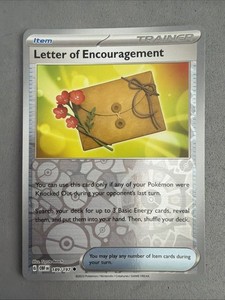 Letter of Encouragement 189/197 Obsidian Flames Reverse Holo