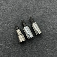 Craftsman 38 Drive 3 Pc Torx Bit Set T35 T45 T55 Made In Usa Craftsman 38 Drive 3 Pc Torx Bit Set T35 T45 T55 Made In Usa