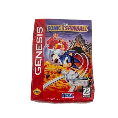 Sega Genesis Sonic The Hedgehog Spinball Video Game - Sealed