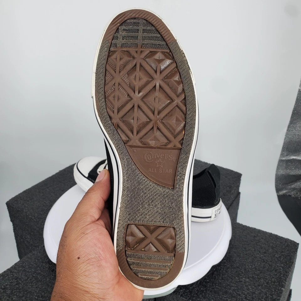 Tênis Converse Chuck Taylor All Star Feminino Tamanho 8 Preto Malha Superior Baixa - Imagem 4 de 4