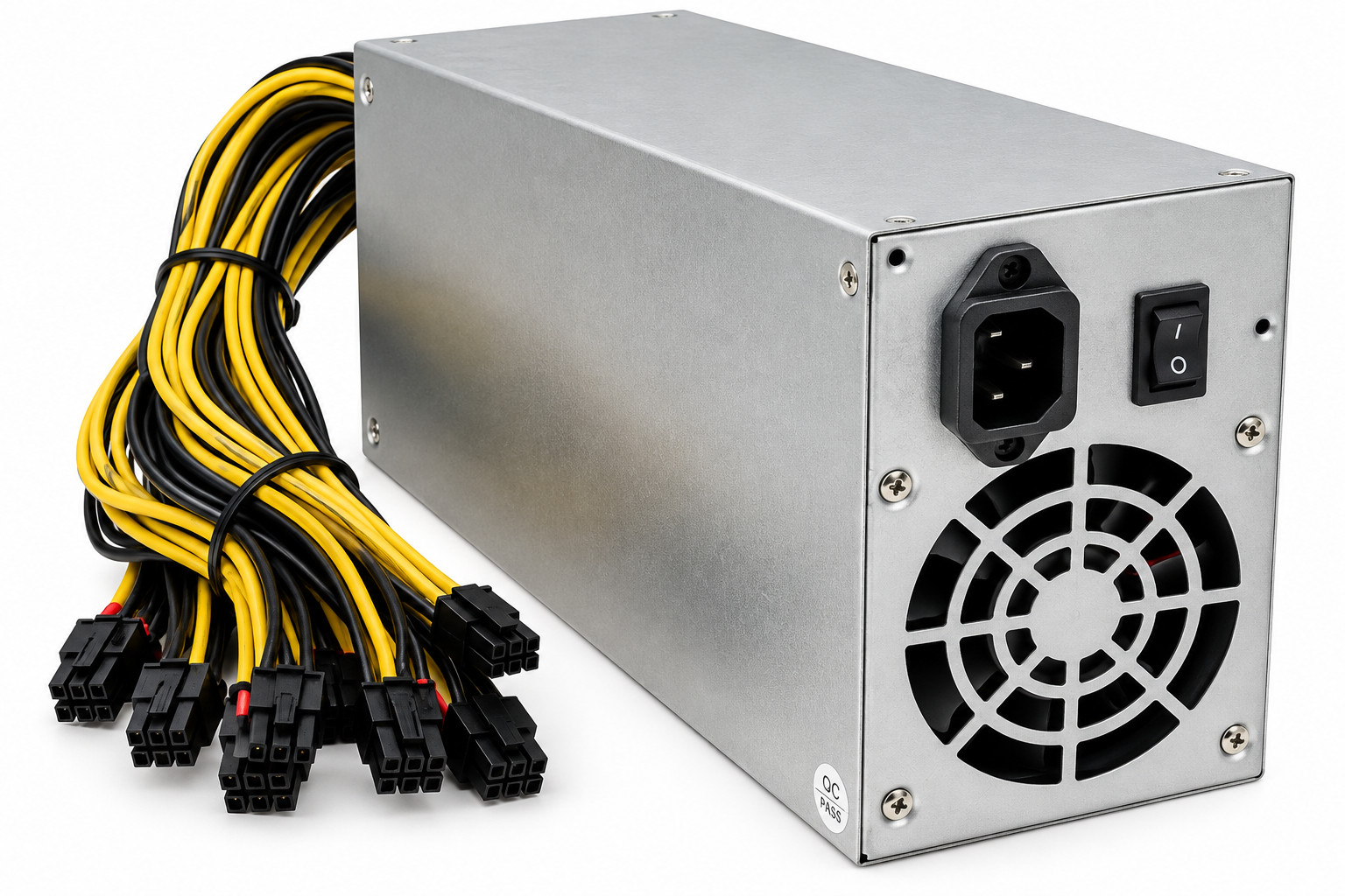 NEW 1600W GPU Mining Power Supply 10x 6-Pin 110V-220V PSU-1600-N01