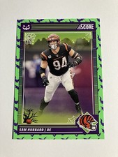 Sam Hubbard 2024 Panini Score-A-Treat Green Bats #60 Cincinnati Bengals