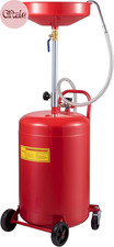 20-Gallon Waste Oil Drain Tank, Air Operated Portable Oil Drainer with Adjustabl