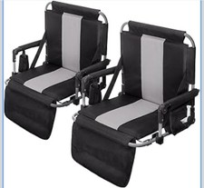 Stadium Seat Bleacher Chair Portable with Back Support