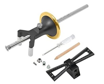 YOSELIN Dovetail Jig Wheel Marking Gauge - Adjustable Precision Wood Scribe