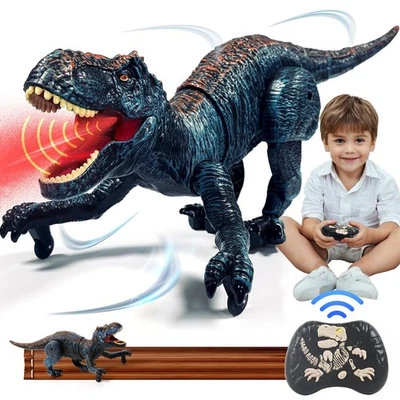 SUNRAD Kinder Ferngesteuertes Dinosaurier Spielzeug,Elektronik T-Rex Dino Spielzeug