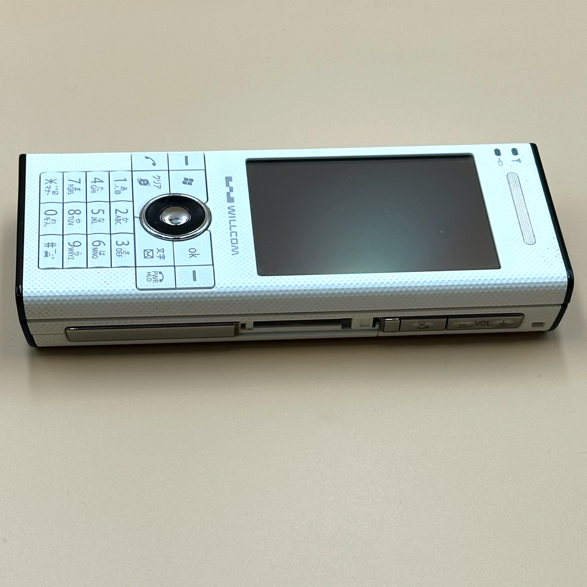 Sharp WS007SH W-ZERO3 White Willcom Windows Mobile Smartphone