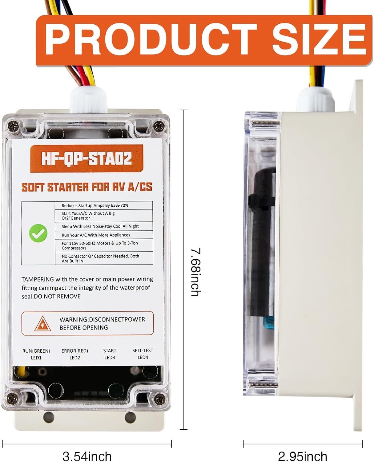 Soft Start for RV Air Conditioner Upgraded HVAC Unit Only Easy Start Generato