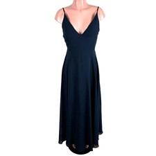Jenny Yoo Collection 8 Navy Blue Dress Gown Bridesmaid Event Evening Wedding