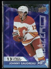 2021-22 Upper Deck Ice Johnny Gaudreau Sub Zero #SZ-16 Calgary Flames